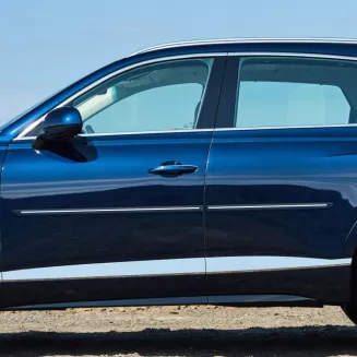 Genesis GV80 Painted Body Side Moldings with Chrome Inserts 2021 - 2025