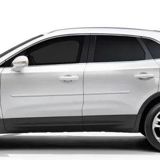 Lincoln MKC Painted Body Side Moldings with Chrome Inserts 2015 - 2019