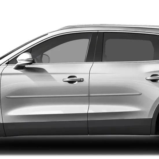 Lincoln MKX Painted Body Side Moldings with Chrome Inserts 2016 - 2023