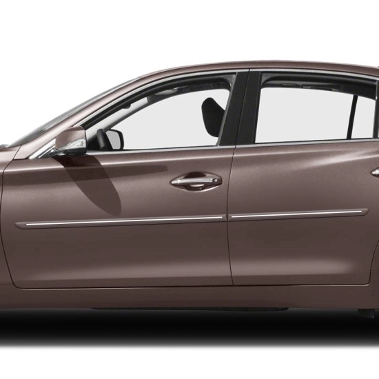  Infiniti Q50 4 Door ChromeLine Painted Body Side Molding 2014 - 2024 / CF-Q50
