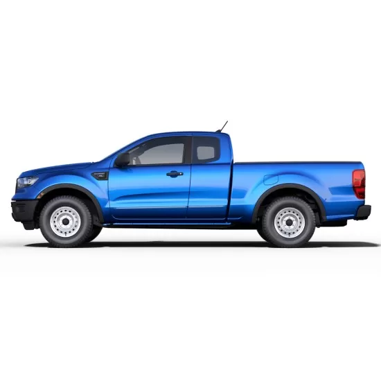 Ford Ranger SuperCab Painted Body Side Moldings with Chrome Inserts 2019 - 2023
