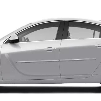 Buick Regal Painted Body Side Moldings with Chrome Inserts 2011 - 2017