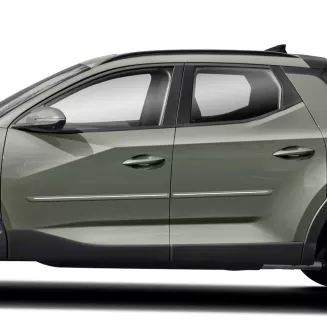 Hyundai Santa Cruz Painted Body Side Moldings with Chrome Inserts 2022 - 2025