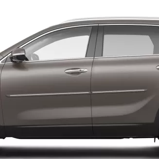 Kia Sorento Painted Body Side Moldings with Chrome Inserts 2016 - 2020