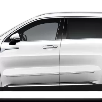 Kia Sorento Painted Body Side Moldings with Chrome Inserts 2021 - 2026