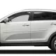 Kia Sportage Painted Body Side Moldings with Chrome Inserts 2011 - 2016
