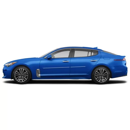 Kia Stinger Painted Body Side Moldings with Chrome Inserts 2018 - 2023