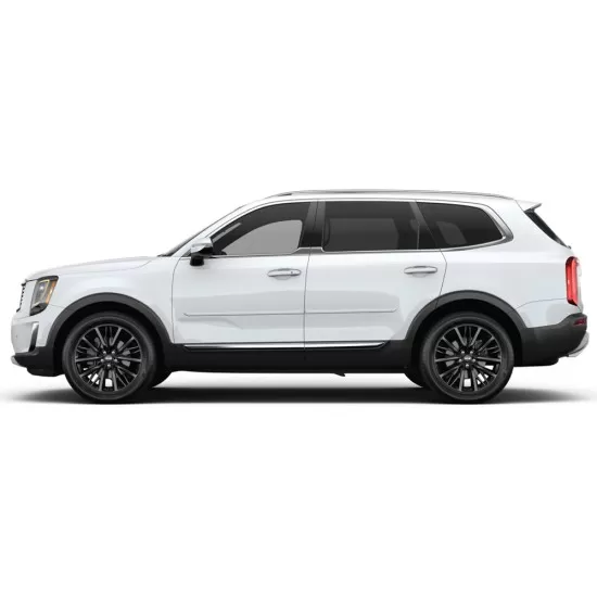 Kia Telluride Painted Body Side Moldings with Chrome Inserts 2020 - 2026