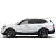 Kia Telluride Painted Body Side Moldings with Chrome Inserts 2020 - 2026