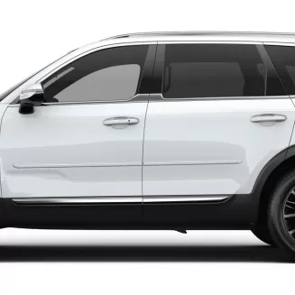 Kia Telluride Painted Body Side Moldings with Chrome Inserts 2020 - 2026