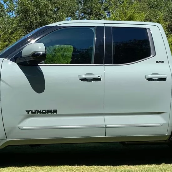  Toyota Tundra Double Cab ChromeLine Painted Body Side Molding 2022 - 2025 / CF-TUN22-DC