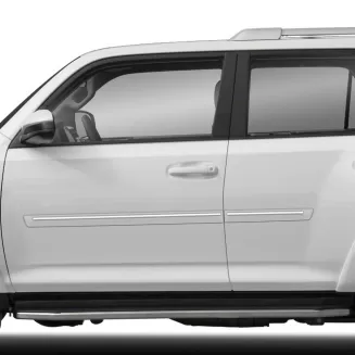Toyota 4Runner Painted Body Side Moldings with Chrome Inserts 2010 - 2024