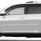 Toyota Highlander Painted Body Side Moldings with Chrome Inserts 2008 - 2013