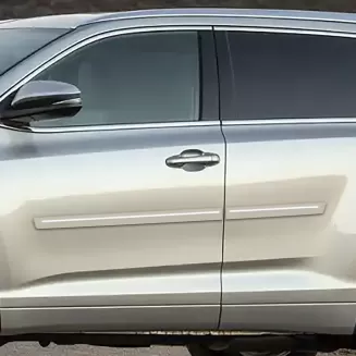 Toyota Highlander Painted Body Side Moldings with Chrome Inserts 2014 - 2019