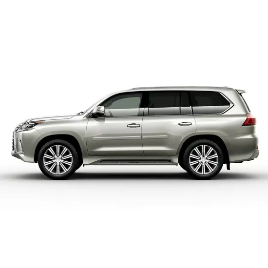 Lexus LX Painted Body Side Moldings with Chrome Inserts 2015 - 2021