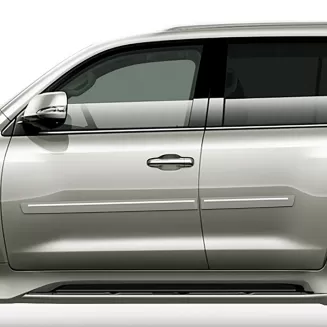 Lexus LX Painted Body Side Moldings with Chrome Inserts 2015 - 2021
