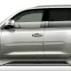 Lexus LX Painted Body Side Moldings with Chrome Inserts 2015 - 2021