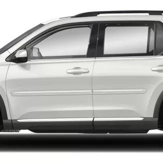 Honda Pilot Painted Body Side Moldings with Chrome Inserts 2023 - 2025