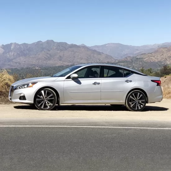 Nissan Altima 4 Door Painted Body Side Moldings with Chrome Inserts 2019 - 2025