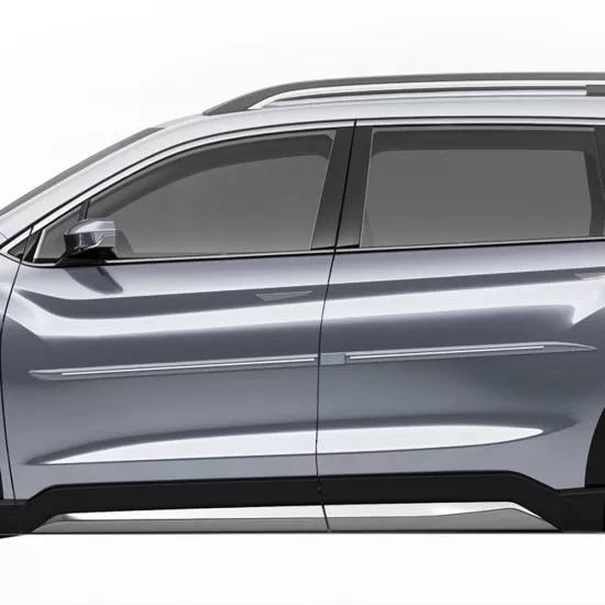 Subaru Ascent Painted Body Side Moldings with Chrome Inserts 2019 - 2026