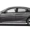 Honda Civic 4 Door Painted Body Side Moldings with Chrome Inserts 2016 - 2021