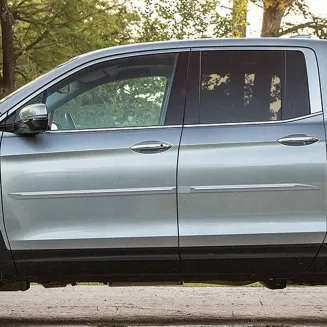 Honda Ridgeline Painted Body Side Moldings with Chrome Inserts 2016 - 2026