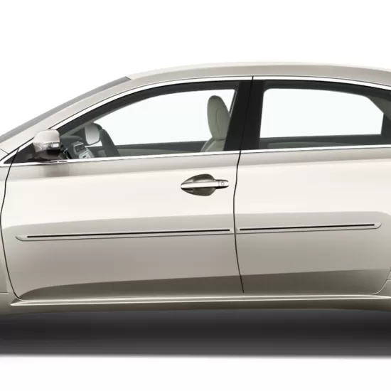 Toyota Avalon Painted Body Side Moldings with Color Inserts 2013 - 2018