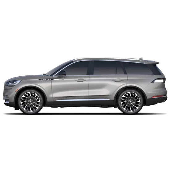 Lincoln Aviator Painted Body Side Moldings with Color Inserts 2020 - 2023