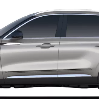 Lincoln Aviator Painted Body Side Moldings with Color Inserts 2020 - 2023