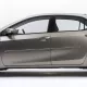Toyota Corolla Sedan Painted Body Side Moldings with Color Inserts 2014 - 2019