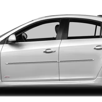 Chevrolet Cruze Painted Body Side Moldings with Color Inserts 2011 - 2015