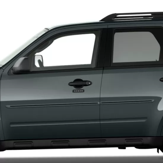 Ford Escape Painted Body Side Moldings with Color Inserts 2008 - 2012