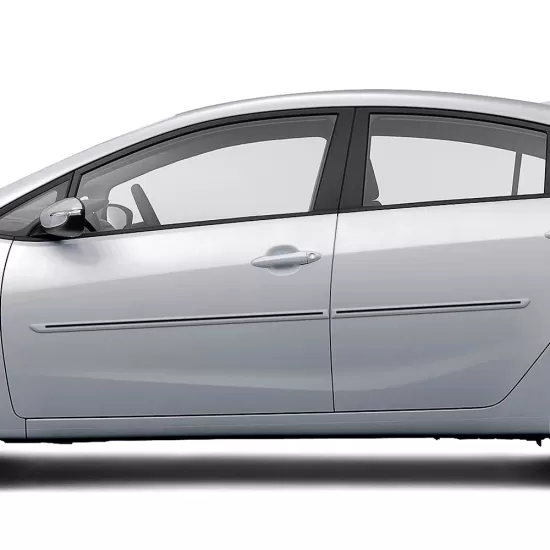 Kia Forte Painted Body Side Moldings with Color Inserts 2014 - 2023