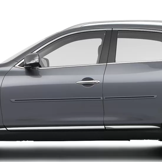 Infiniti G35 4 Door Painted Body Side Moldings with Color Inserts 2007 - 2015