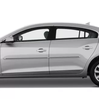 Buick Lacrosse Painted Body Side Moldings with Color Inserts 2010 - 2016