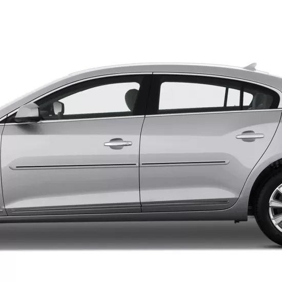 Buick Lacrosse Painted Body Side Moldings with Color Inserts 2010 - 2016