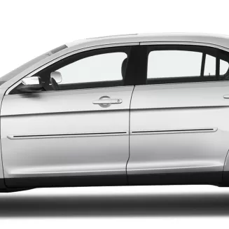 Lincoln MKS Painted Body Side Moldings with Color Inserts 2009 - 2017