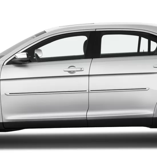 Lincoln MKS Painted Body Side Moldings with Color Inserts 2009 - 2017