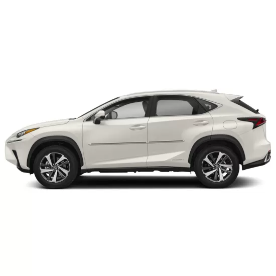 Lexus NX Painted Body Side Moldings with Color Inserts 2015 - 2021