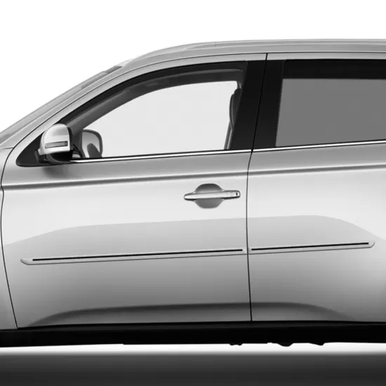 Mitsubishi Outlander Painted Body Side Moldings with Color Inserts 2013 - 2020