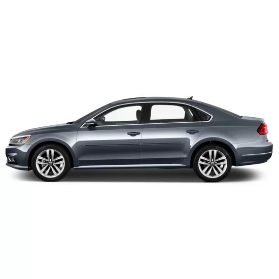 Volkswagen Passat Painted Body Side Moldings with Color Inserts 2012 - 2019