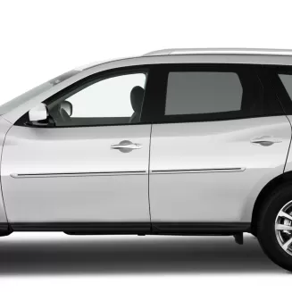 Nissan Pathfinder Painted Body Side Moldings with Color Inserts 2013 - 2021
