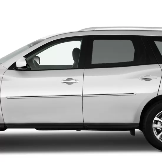 Nissan Pathfinder Painted Body Side Moldings with Color Inserts 2013 - 2021