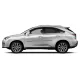 Lexus RX Painted Body Side Moldings with Color Inserts 2010 - 2015