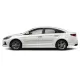 Hyundai Sonata Painted Body Side Moldings with Color Inserts 2011 - 2019
