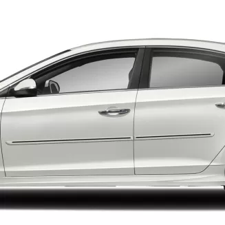 Hyundai Sonata Painted Body Side Moldings with Color Inserts 2011 - 2019
