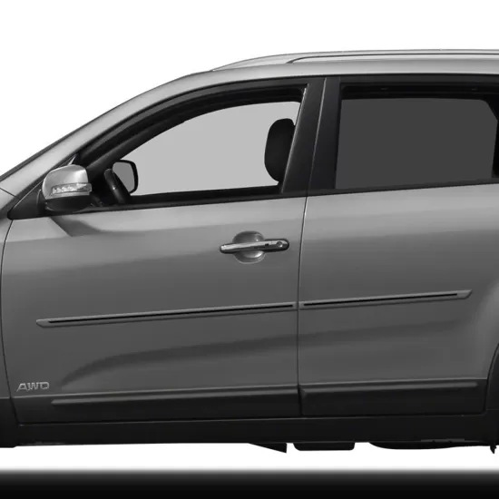 Kia Sorento Painted Body Side Moldings with Color Inserts 2011 - 2015