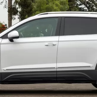 Volkswagen Taos Painted Body Side Moldings with Color Inserts 2022 - 2023