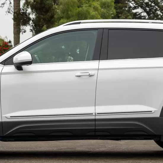 Volkswagen Taos Painted Body Side Moldings with Color Inserts 2022 - 2023