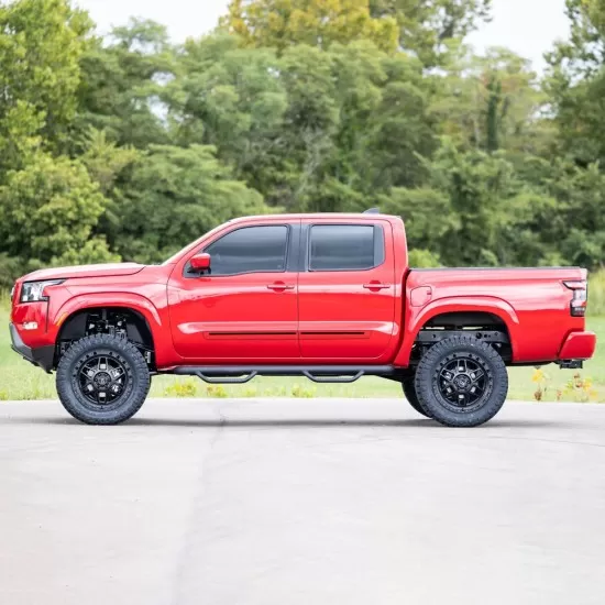 Nissan Frontier Crew Cab Painted Body Side Moldings with Color Inserts 2022 - 2026